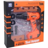 Gyermek elektromos fúró készlettel