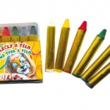 Arcfesték és testfesték – 6 darabos készlet