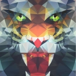 Puzzle Poligonális Oroszlán 500 Darab Ravensburger