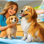 Castorland puzzle Kutyusok az állatorvosnál 120 darab