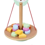 Fa egyensúlyozó játék rókával