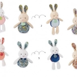 Plüss nyuszi 2 az 1-ben Doudou