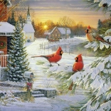 Naplementében karvezetők puzzle 1000 darab Cobble Hill