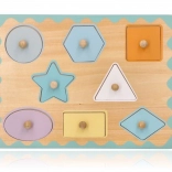 Gombos fa beillesztős puzzle – formák