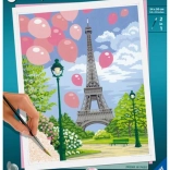 CreArt számok szerinti festés – Tavasz Párizsban