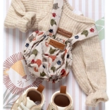 reborn bébi majom 32 cm-es ruhácska cipőcskékkel