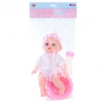 Pisilő baba rózsaszín