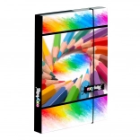 A4-es füzetbox ceruzamintával, gumipánttal