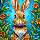 ENJOY kirakó kerti nyuszi, 1000 darab