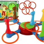 Gyermek készségfejlesztő játék Dino karikadobálás