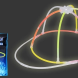 Világító sapka pálcikákkal