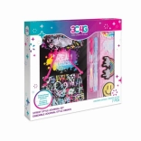 Graffiti mintás kapucnis notesz