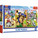 Puzzle 3x80 Mancs őrjárat