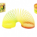 Szivárványos műanyag varázsrugó 7,5 cm