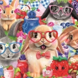 RAVENSBURGER puzzle Nyuszik és erdei gyümölcsök 35 darab