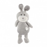 Csíkos plüss nyuszi 25 cm