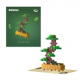 Plus-Plus virágok zöld bonsai építőkészlet