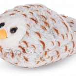 Cozy Noxxiez hóbagoly – meleg plüss lábmelegítő papucs