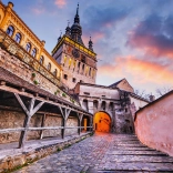 Puzzle Sighişoara óratorony Románia 1000 darab