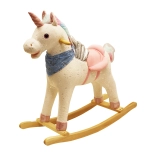 Hintaló unikornis szivárványos effektekkel 74 × 33 × 65 cm