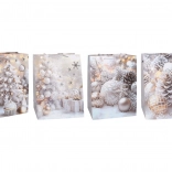 Ajándéktáska M 26 × 32 × 10 cm – Karácsony