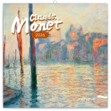 Jegyzetnaptár Claude Monet 2026, 30 x 30 cm