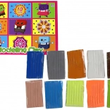 Művészeti készlet Gyurma Modelino 10 színben