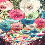 Ravensburger Puzzle Moment Esernyők 200 darab