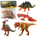 Dínófigurák készlete: T‑Rex, Pteranodon, Stegosaurus és Parasaurolophus – 4 darab