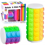 Logikai kirakó forgó bögre – színes puzzle