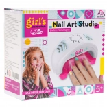 Gyermek körömfestő készlet szárítóval és kiegészítőkkel