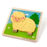 Bigjigs Toys Juh berakó puzzle