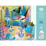 3D színező A világ tetején