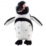 Plüss pingvin, környezetbarát, 17 cm
