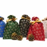 Papírzacskó csillagmotívummal 20x32 cm