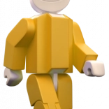 Sárga Seváček – a SEVA kabalafigurája (nagy és kicsi)