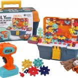 3D Építőjáték Fúróval Tartóban