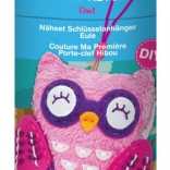 Kulcstartó varrókészlet - Bagoly