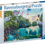Ravensburger puzzle Pillanatok a manátikkal 500 darabos