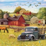 Puzzle Nyári Délután a Farmon COBBLE HILL 1000 darab
