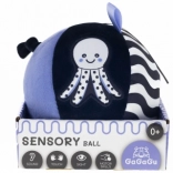 szenzoros plüss labda csengővel GAGAGU babáknak