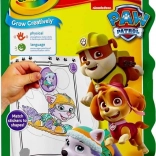 Crayola színes formák és színek PAW PATROL – foglalkoztató kifestő