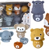 állatfigurás teke szett kisgyermekeknek – interaktív szórakozás labdával