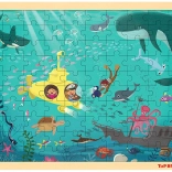 TOP BRIGHT Fa puzzle Tengeri világ