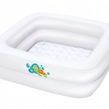 Bestway felfújható gyerek kád és medence 2 az 1-ben BABY STEP 1-2-3 (86 × 86 cm)