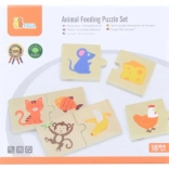 VIGA fa kirakó: etesd meg az állatkát – mit esznek az állatok, 24 darab