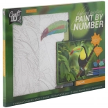 Gyémántfestés Tukán 40x50 cm