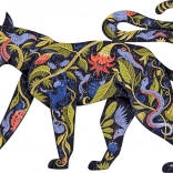 DJECO Körvonalas puzzle Párduc 150 darab