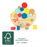 Kis láb motorikus játék – erdei egyensúlyozó játék