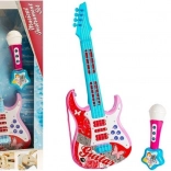 Gyerekeknek szánt rózsaszín gitár és mikrofon készlet
